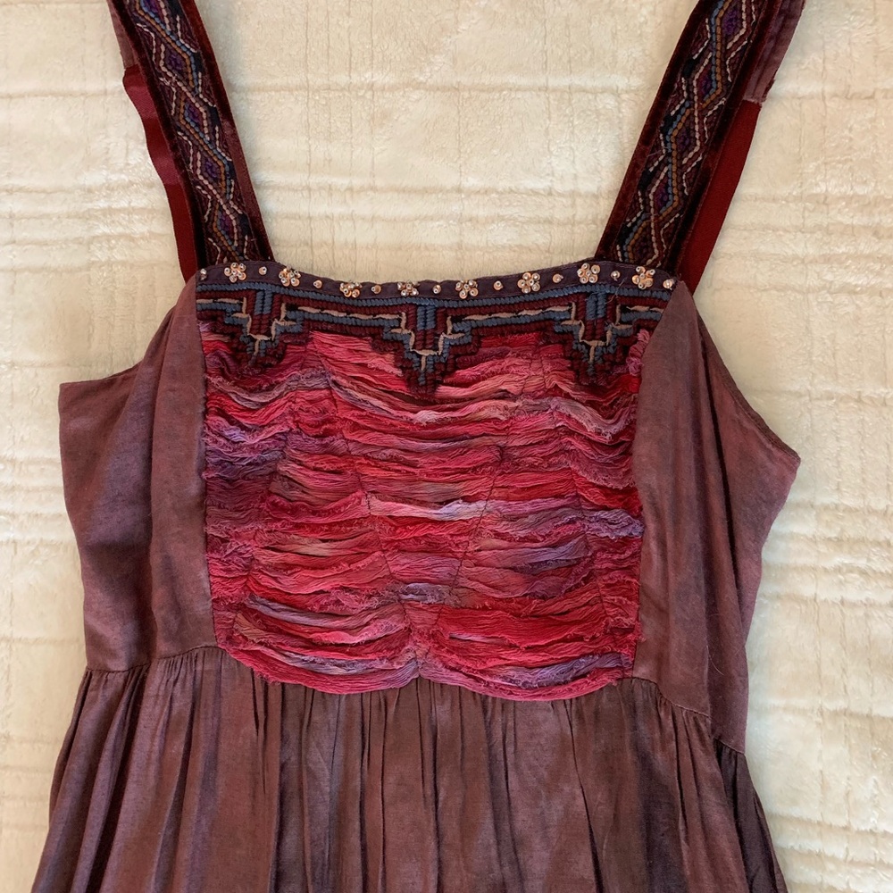 Free People Purple Bohemian Gypsy Dress